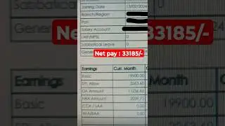 First salary as An Office Assistant RRB Clerk !! Rrb clerk salary 2024
