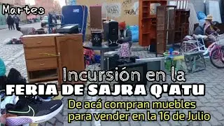 Recorriendo una FERIA por día en EL ALTO 🇧🇴 | Feria De Sajra Q'atu