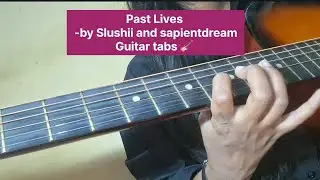 Past Lives Guitar Tune | Guitar Instrumental | Past Lives by Slushii and sapientdream Guitar tabs
