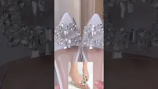 Transparent heels sandals #meesho #review