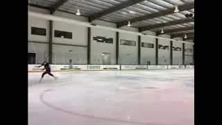 Amber Glenn (USA) - Triple Axel in training