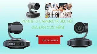 Camera họp trực tuyến Minrray VM418-10 h&igrave;nh ảnh 4K cực đẹp, gi&aacute; tốt nhất