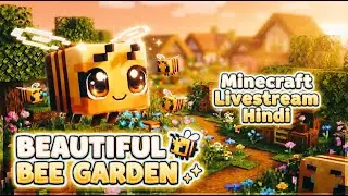 Dream Town Mein Pyara Bee Garden 🐝✨ | Minecraft Survival