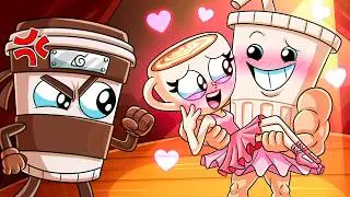 BATALHA pelo AMOR DA BALLERINA CAPUCHINA?! Brainrot Italiano Animação