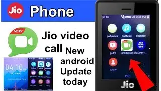 Jio phone ke jio video call me aye android new future !! Jio phone new update !!