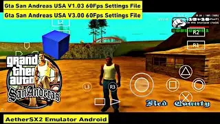 gta san andreas 60fps best settings for aethersx2 emulator android + widescreen on lag fix 100%