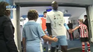 TUNNEL CAM: City v Sunderland - Behind the scenes at the Etihad Stadium - HD