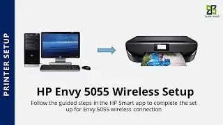 How to Setup HP Envy 5055 printer through wireless | Unbox hp envy 5055 printer | Wi-fi Setup