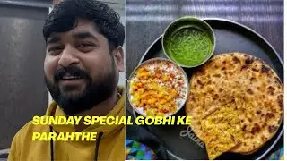 Sunday special gobhi ke parathe 😋