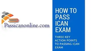 How to pass ican exam