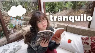 Un día lluvioso de otoño 🍂🌧️ hablando como si estuviéramos por facetime porque la lluvia me zzz