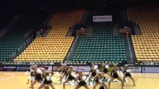 GMU dance team 2013 nationals practice