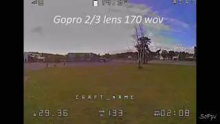 Foxeer 2.5 lens vs Gopro Hero 2/3 lens || Freestyle