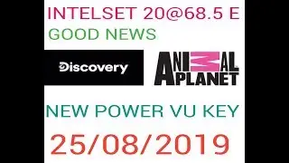 Discovery and animal planet new power vu key(Pak Dish)