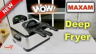 MAXAM  ❤️   4 Quart  Electric  Deep Fryer - Review    ✅