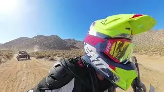 Ocotillo, FE350s desert trip part 2, to railroad water tank,  Sept 28th, 2025
