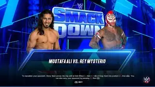 WWE 2K20 Title match- Ali vs Rey mysterio |WWE CRUISERWEIGHT CHAMPIONSHIP| Playstation|
