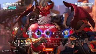 Overwatch 2 - Reinhardt Demon Lord Play Test