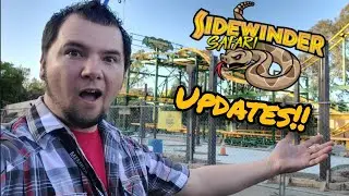 Sidewinder Safari | Six Flags Discovery Kingdom Update!! 4/1/2022