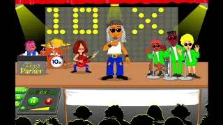 10 Times Table Song - Percy Parker - Just Add A Zero - with animation and lyrics