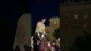 Phoenix - Thomas Mars Crowd Surfing - Ogden, UT - May 16, 2024