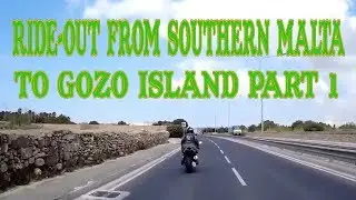 Southern Malta To Gozo Island PART 1 - Ride-Out With Jokers Motorcycle Club Tony