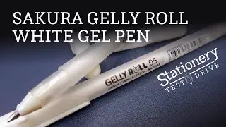 Sakura Gelly Roll White Gel Pen for Drawing & Lettering - Stationery Test Drive