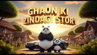 GHAON KI ZINDAGI 🐼 | Poor Panda & His Son Emotional 3D Story | Heart Touching  | Bachon ki Planet