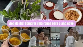 Vlog do dia| Almoço rápido e gostoso| Comprei uma roupa linda para ano novo| Missão Virtuosa