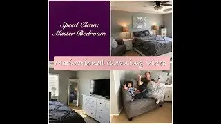 SPEED CLEAN WITH ME | MASTER BEDROOM | MOTIVATIONAL CLEANING