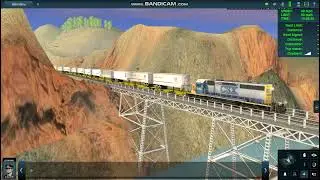 Trainz - CSX Trailer Train Over the River