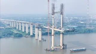 Dự kiến tháng 6/2026 cầu Phước Khánh sẽ hợp long.