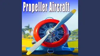 King Air Twin Prop Plane Starts and Idles