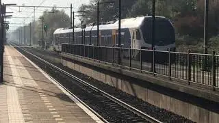 Treinen op Station Brummen