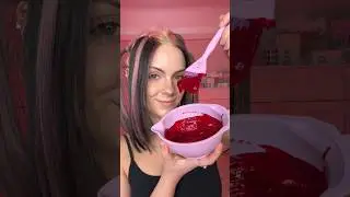 Преображение волос ❤️🖤 РЫЖИЕ И ЧЁРНЫЕ ВОЛОСЫ ПОД НИЖНЕЙ! #шорты #краскадляволос