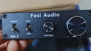 Amplificador Hi-Fi con sonido nítido: El amplificador de subwoofer Fosi Audio M03