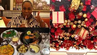 Ужин в ресторане 34 Mayfair и короткая остановка в Selfridges | Vlogmas, день 7 | Эшли Луиз | Разговор с Эш