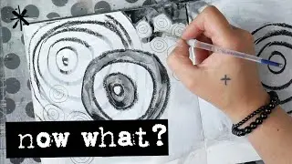 Art Journaling Background Done - Now what? - Raw And Messy Sessions 07