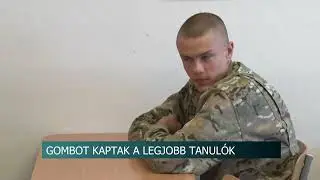 Gombot kaptak a legjobb tanulók - 22 honvéd kadét kapott arany- és ezüstgombot