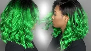 DIY | Forest Green Haircolor | MsJazzy2Classy