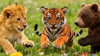 Tiga bayi raja hutan || perbandingan tiga raja hutan versi mini