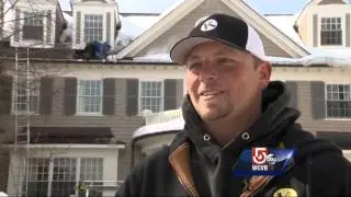 Minnesota company helping remove dangerous ice dams in Mass.