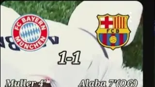 Barcelona vs Bayern  1-1 match highlights Fayiz 10 videos