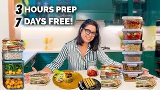 1 Week Meal Prep in Just 3 Hours | Ghar ka Khana Banega Super Easy