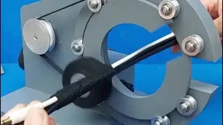 Homemade PVC wire winding machine entertainment | diy | PVC | pipe