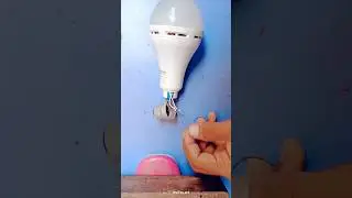 Ac dc LED bulb holder repair #youtubeindia #ytshorts #viralshort #elctronic #experiment