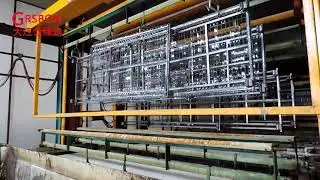 Warehouse cage electroplating real workshop shot
