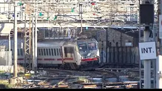 INTERCITY con E401.008 in transito alla Stazione di FIRENZE CAMPO DI MARTE!