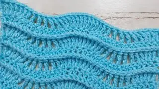 Lovely Crochet Pattern for baby blanket: how to make zigzag ripple stitch