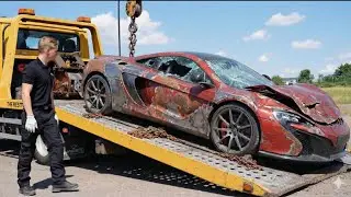Abandoned Lamborghini Aventador Restoration | Full Repair & Luxury Car Revival/ Survival Skills